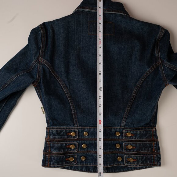 Jean Paul Gaultier Corset Waist Denim Jacket IT 42 - Picture 9 of 16